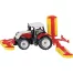 Tractor de juguete con segadora delantera y trasera