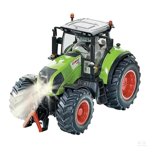 Tractor de juguete con luces Claas marca siku, fabricado en metal